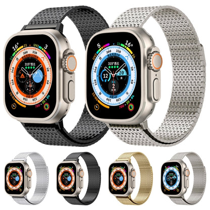 For Apple Watch Series 2 42mm Milanese Loop Magnetic Clasp Stainless Steel Watch Band(Silver) - Watch Bands by buy2fix | Online Shopping UK | buy2fix