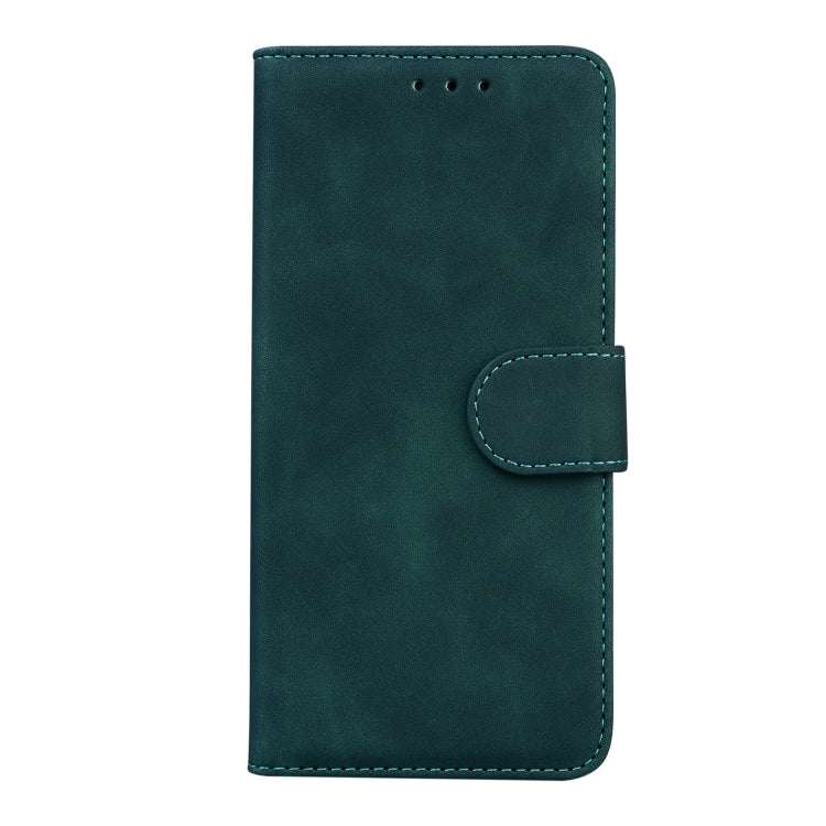 For Google Pixel 9 Pro Skin Feel Pure Color Flip Leather Phone Case(Green) - Google Cases by buy2fix | Online Shopping UK | buy2fix