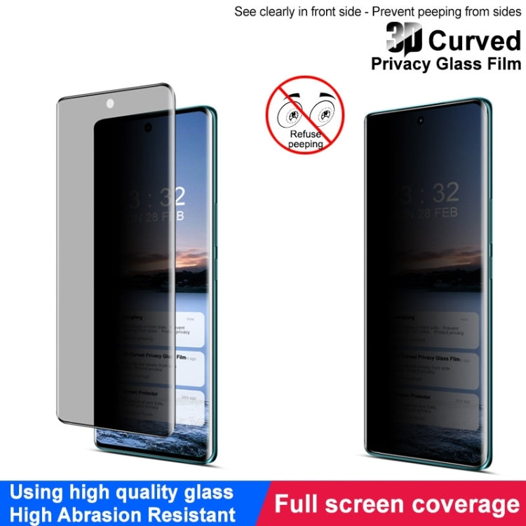 For vivo S18 5G / S18 Pro 5G imak 3D Curved HD Full Screen Anti-spy Tempered Glass Protective Film - S18 Pro Tempered Glass by imak | Online Shopping UK | buy2fix