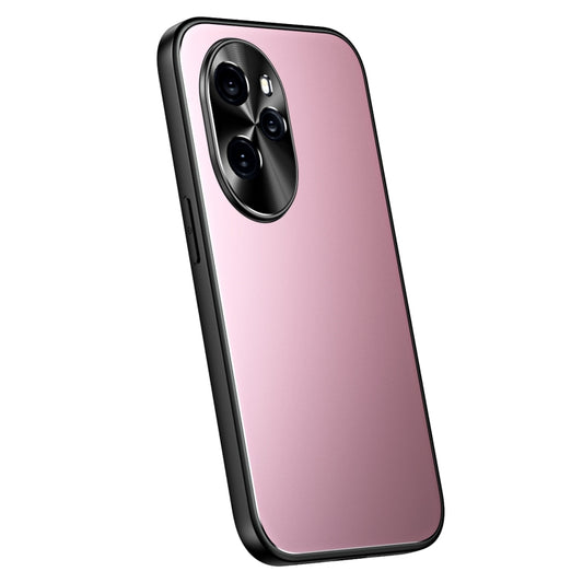 For Honor 100 Pro R-JUST RJ-61 Electroplating Frosted TPU + PC Phone Case(Pink) - Honor Cases by R-JUST | Online Shopping UK | buy2fix