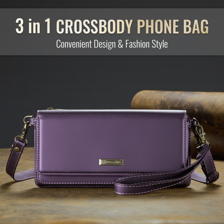 CaseMe Me30 Multi Functional Diagonal Cross Bag Phone Case(Purple) -  by CaseMe | Online Shopping UK | buy2fix