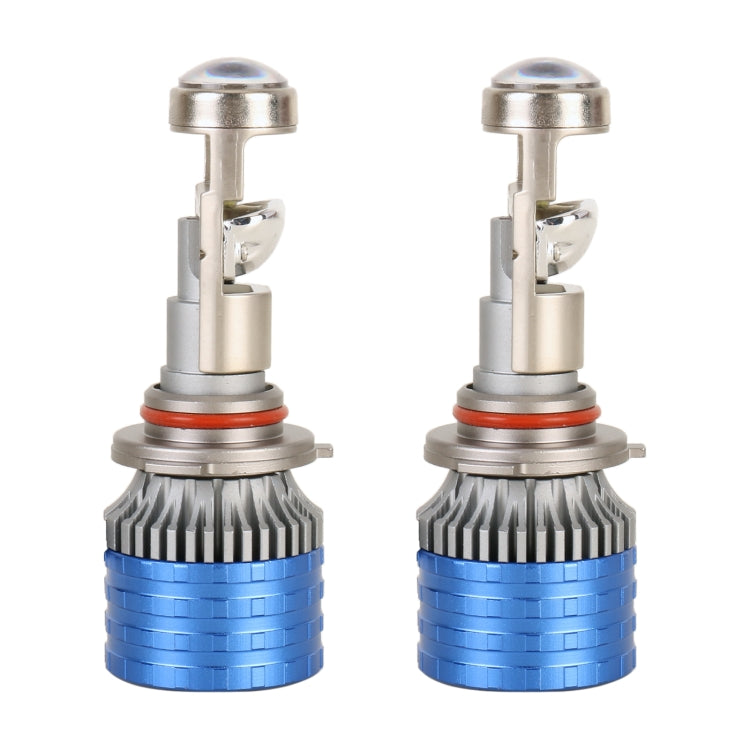 9005 Pair 55W 6000lm 6000K Car LED Mini Lens Headlight Bulb - LED Headlamps by buy2fix | Online Shopping UK | buy2fix