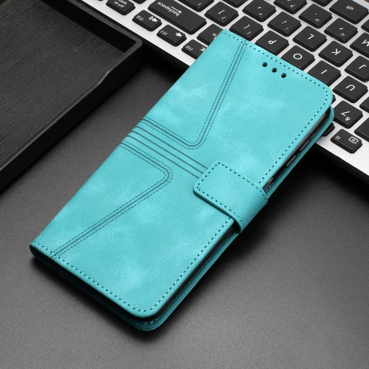 For iPhone 16 Pro Triangle Solid Color Leather Phone Case(Green) - iPhone 16 Pro Cases by buy2fix | Online Shopping UK | buy2fix