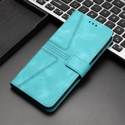 For Samsung Galaxy S20 FE 5G Triangle Solid Color Leather Phone Case(Green) - Galaxy S20 FE Cases by buy2fix | Online Shopping UK | buy2fix