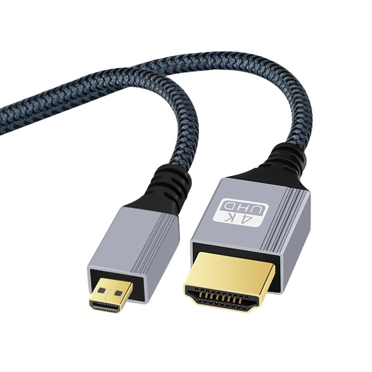 HDTV to Micro HDTV 4K 120Hz Computer Digital Camera HD Video Adapter Cable, Length:0.3m - Cable by buy2fix | Online Shopping UK | buy2fix