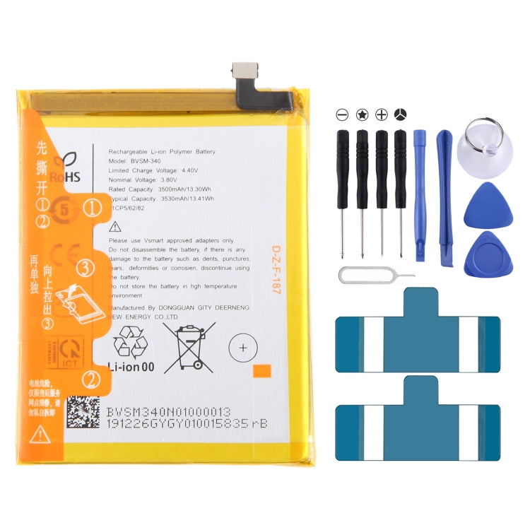 For VSMART BVSM-340 3500mAh Battery Replacement - Others by buy2fix | Online Shopping UK | buy2fix