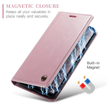 For Xiaomi Redmi 13C CaseMe 003 Crazy Horse Texture Flip Leather Phone Case(Pink) - Xiaomi Cases by CaseMe | Online Shopping UK | buy2fix