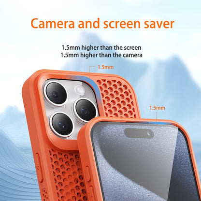 For iPhone 14 Pro Max MagSafe Magnetic Heat Dissipation Phone Case(Orange) - iPhone 14 Pro Max Cases by buy2fix | Online Shopping UK | buy2fix