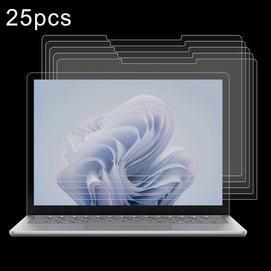 For Microsoft Surface Laptop 6 13.5 25pcs 9H 0.3mm Explosion-proof Tempered Glass Film - Screen Protection Film by buy2fix | Online Shopping UK | buy2fix