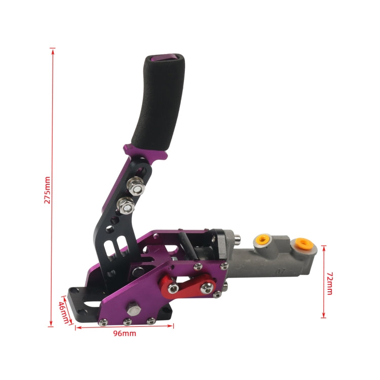 Car Modification Aluminum Alloy Drift Competition Hydraulic Handbrake(Purple) - Brake System by buy2fix | Online Shopping UK | buy2fix