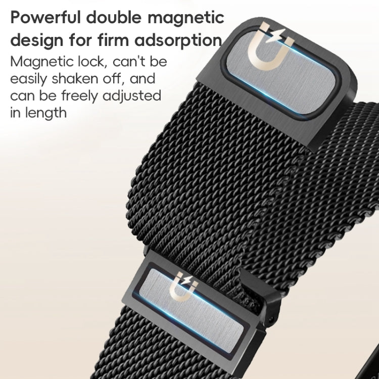 For Apple Watch Ultra 2 49mm ZGA Milanese Magnetic Metal Watch Band(Silver) - Watch Bands by ZGA | Online Shopping UK | buy2fix