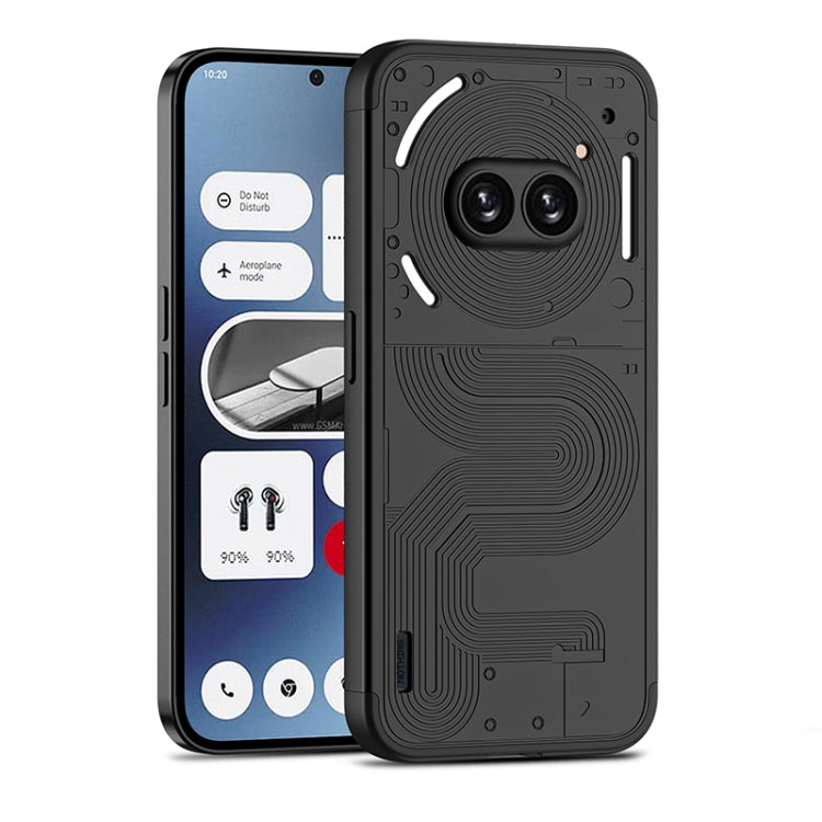 For Nothing Phone 2a GKK Three Stage Splicing Full Coverage PC Phone Case(Black) - More Brand by GKK | Online Shopping UK | buy2fix