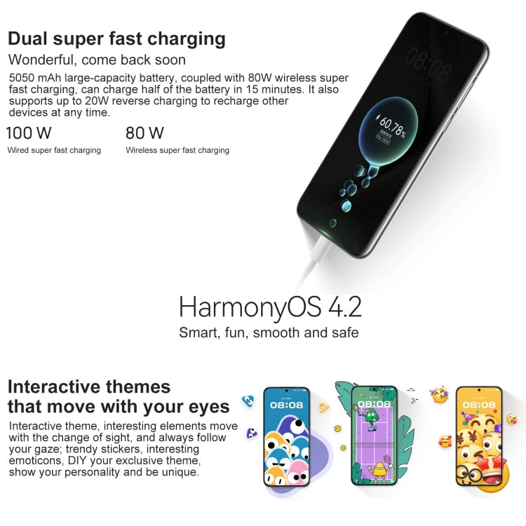 HUAWEI Pura 70 Pro, 12GB+256GB, Screen Fingerprint Identification, 6.8 inch HarmonyOS 4.2 Kirin 9010 Octa Core up to 2.3GHz, NFC, OTG, Not Support Google Play(Black) - Huawei Mate & P by Huawei | Online Shopping UK | buy2fix