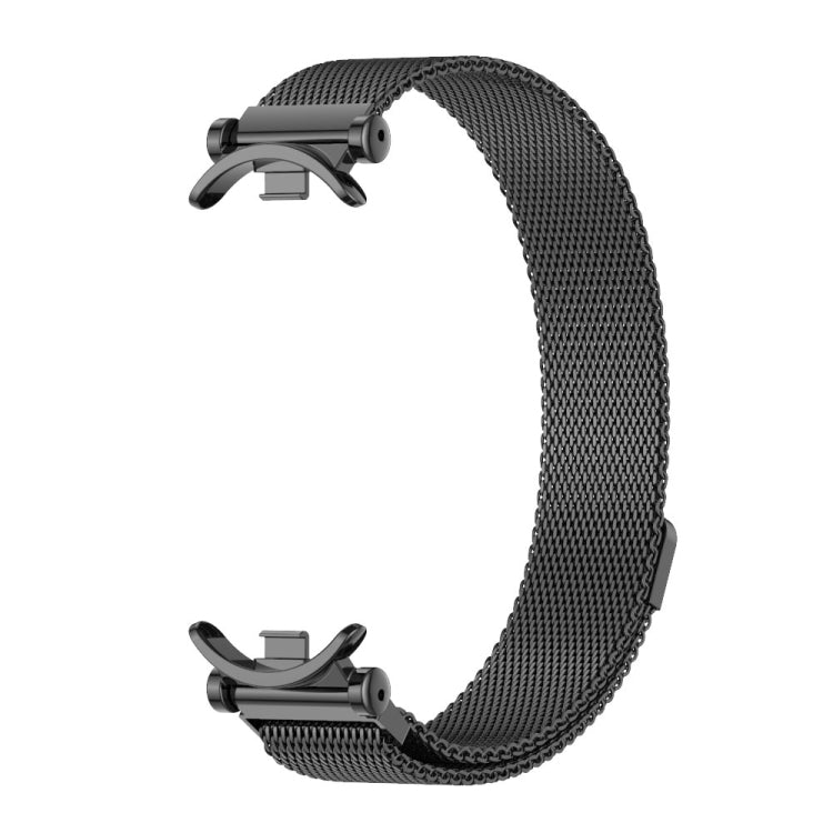 For Xiaomi Mi Band 8 Mijobs GT4 Milan Magnetic Metal Watch Band(Black) - Watch Bands by MIJOBS | Online Shopping UK | buy2fix