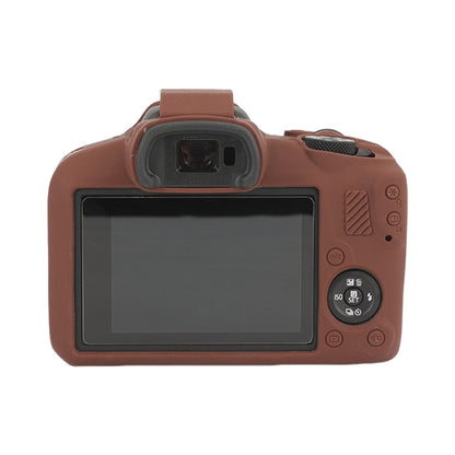 For Canon EOS R100 Glossy Soft Silicone Protective Case(Coffee) - Protective Case by buy2fix | Online Shopping UK | buy2fix