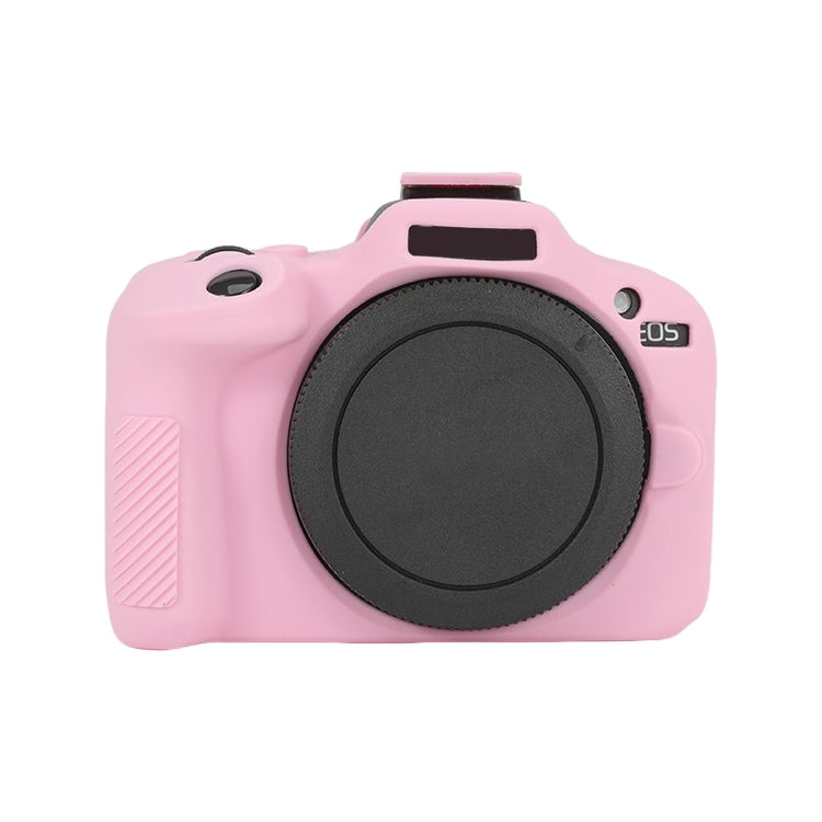 For Canon EOS R100 Glossy Soft Silicone Protective Case(Pink) - Protective Case by buy2fix | Online Shopping UK | buy2fix