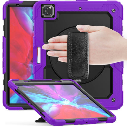 For iPad Pro 13 2024 Silicone + PC Tablet Protective Case(Purple+Black) - iPad Pro 13 2024 Cases by buy2fix | Online Shopping UK | buy2fix