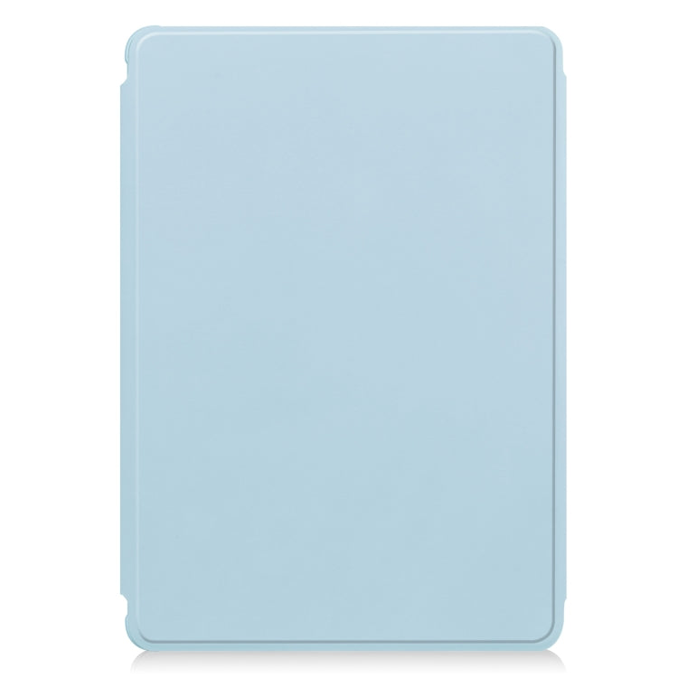 For iPad Pro 11 2024 Transparent Rotation Smart Leather Tablet Case with Keyboard(Sky Blue) - iPad Pro 11 2024 Cases by buy2fix | Online Shopping UK | buy2fix