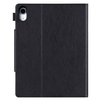 For iPad Pro 13 2024 Solid Color Metal Buckle Leather Smart Tablet Case(Black) - iPad Pro 13 2024 Cases by buy2fix | Online Shopping UK | buy2fix