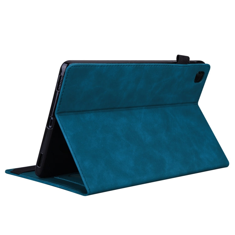 For iPad Pro 11 2024 Splicing Shockproof Leather Tablet Case(Blue) - iPad Pro 11 2024 Cases by buy2fix | Online Shopping UK | buy2fix