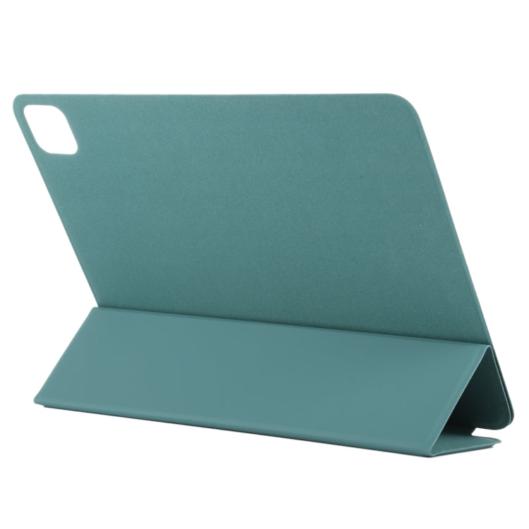 For iPad Pro 13 2024 Double-sided Clip Non-buckle Magnetic PU Smart Tablet Case(Green) - iPad Air 13 2024 Cases by buy2fix | Online Shopping UK | buy2fix