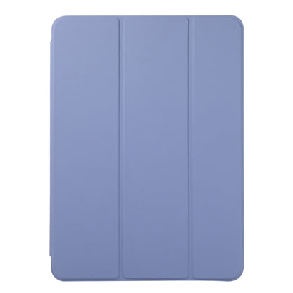 For iPad Pro 13 2024 Double-sided Clip Non-buckle Magnetic PU Smart Tablet Case(Purple) - iPad Air 13 2024 Cases by buy2fix | Online Shopping UK | buy2fix