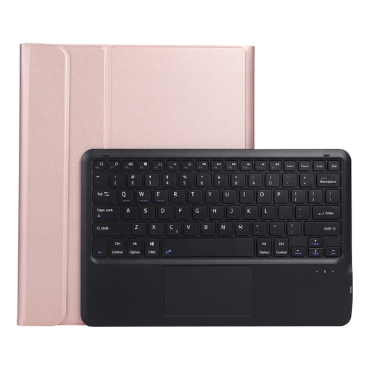 For iPad Pro 13 2024 A14B-A Detachable Ultra-Thin Bluetooth Touch Keyboard Leather Tablet Case with Pen Slot(Rose Gold) - For iPad Pro by buy2fix | Online Shopping UK | buy2fix