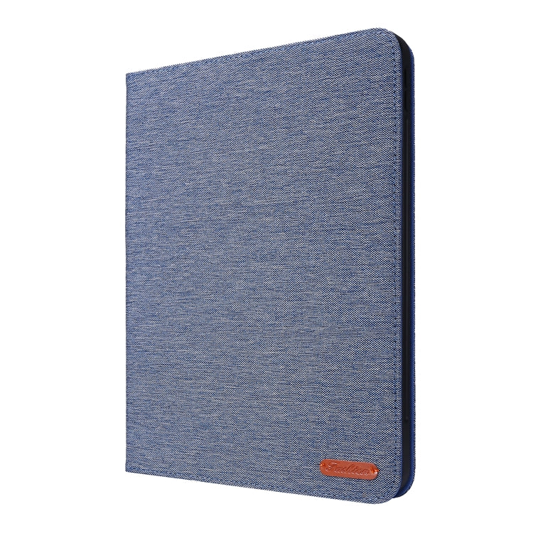 For iPad Pro 13 2024 Fabric Leather Tablet Case(Blue) - iPad Pro 13 2024 Cases by buy2fix | Online Shopping UK | buy2fix