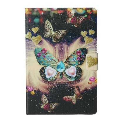 For iPad Pro 11 2024 Voltage Coloured Drawing Smart Leather Tablet Case(Butterflies) - iPad Pro 11 2024 Cases by buy2fix | Online Shopping UK | buy2fix