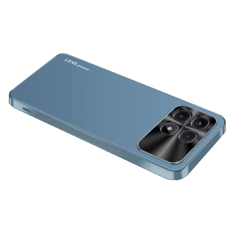 For Xiaomi Redmi K70 Ultra AG Frosted Electroplating Acrylic Phone Case(Navy Blue) - Xiaomi Cases by buy2fix | Online Shopping UK | buy2fix