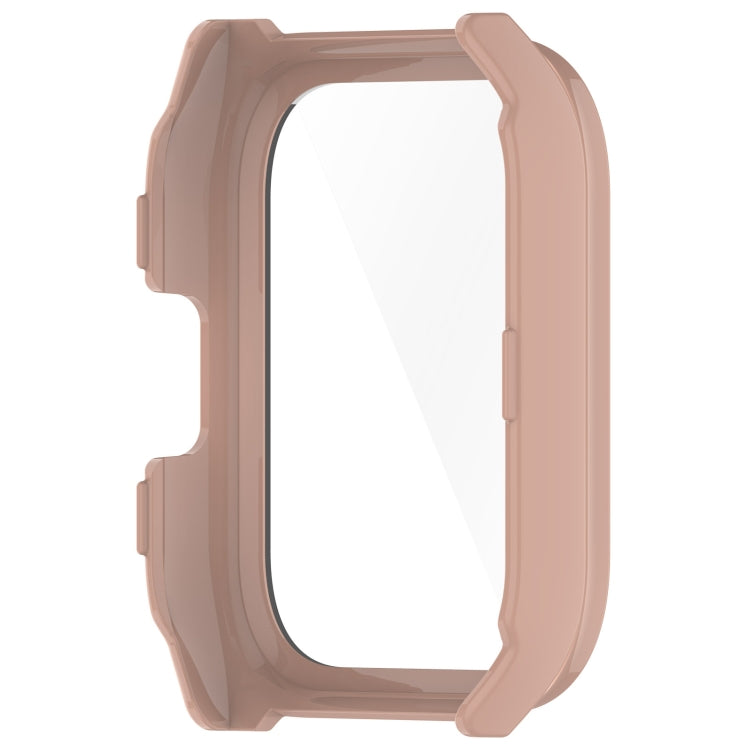 For Xiaomi HayLou Smart Watch 2 Pro PC + Tempered Film Integrated Watch Protective Case(Pink) - Watch Cases by buy2fix | Online Shopping UK | buy2fix