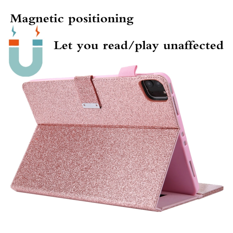 For iPad Pro 11 2024 Business Style Horizontal Flip Leather Smart Tablet Case with Holder(Rose Gold) - iPad Pro 11 2024 Cases by buy2fix | Online Shopping UK | buy2fix