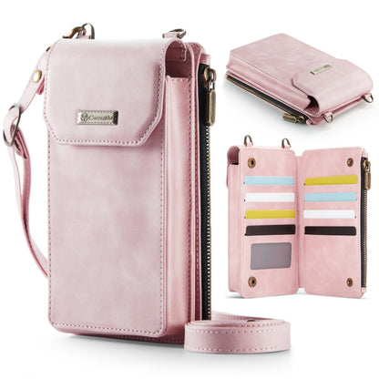 CaseMe Me40 Vertical Multifunctional Shoulder Crossbody Phone Bag(Pink) -  by CaseMe | Online Shopping UK | buy2fix