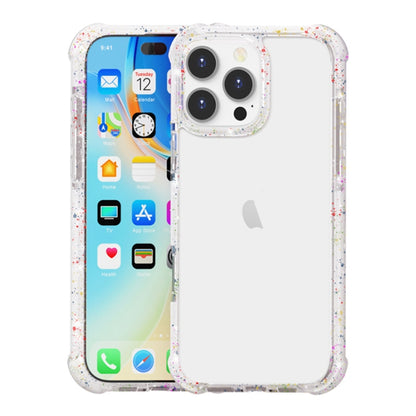 For iPhone 16 Pro Max Acrylic Color Point Transparent Phone Case(White) - iPhone 16 Pro Max Cases by buy2fix | Online Shopping UK | buy2fix