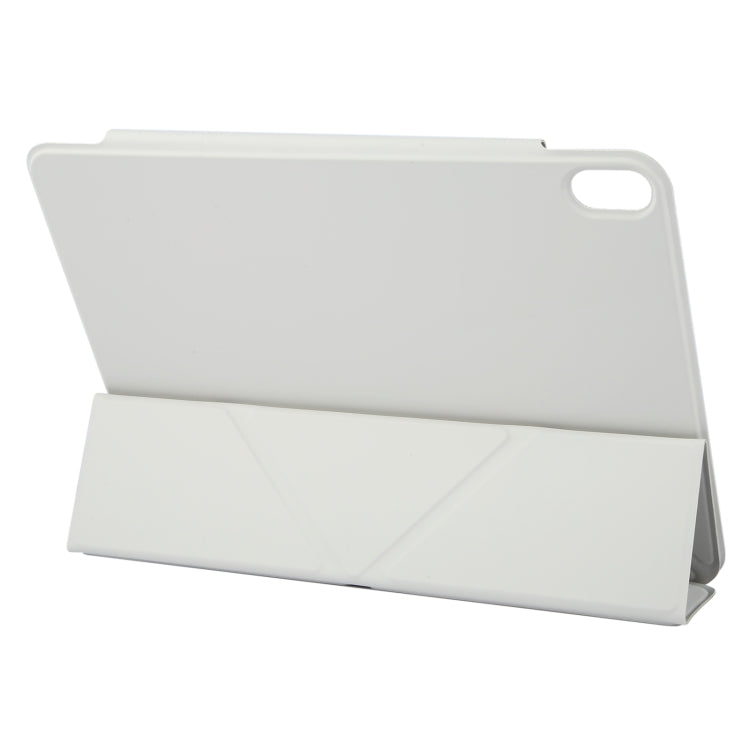 For iPad Air 11 2024 Y-Shape Double-sided Clip Magnetic Smart Tablet Case(Light Grey) - iPad Air 11 2024 Cases by buy2fix | Online Shopping UK | buy2fix