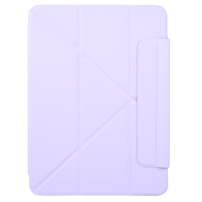 For iPad Pro 11 2024 Y-Shape Double-sided Clip Magnetic Smart Tablet Case(Purple) - iPad Pro 11 2024 Cases by buy2fix | Online Shopping UK | buy2fix