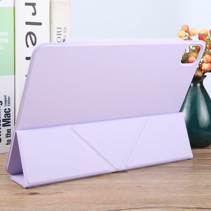 For iPad Pro 11 2024 Y-Shape Double-sided Clip Magnetic Smart Tablet Case(Purple) - iPad Pro 11 2024 Cases by buy2fix | Online Shopping UK | buy2fix