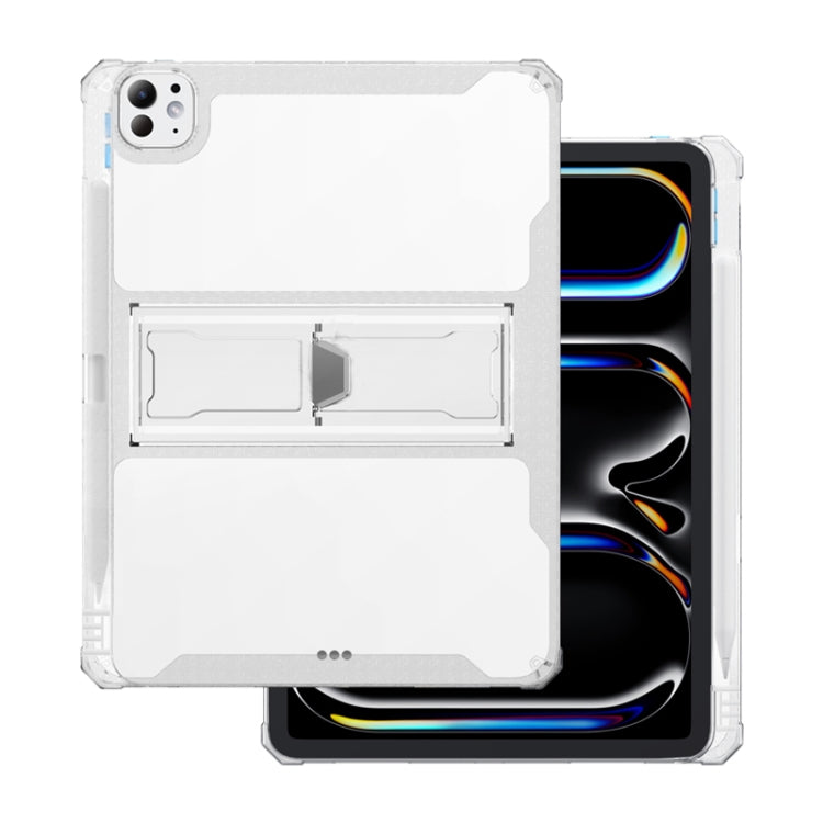 For iPad Pro 11 2024 TPU Hybrid PC Airbag Tablet Case with Pen Slots(Transparent) - iPad Pro 11 2024 Cases by buy2fix | Online Shopping UK | buy2fix