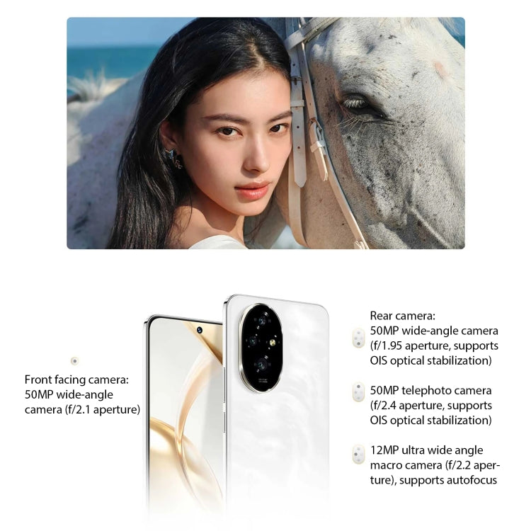 Honor 200, 16GB+512GB, Screen Fingerprint Identification, 6.7 inch MagicOS 8.0 Snapdragon 7 Gen 3 Octa Core, Network: 5G, NFC, OTG(Black) - Honor by Huawei | Online Shopping UK | buy2fix