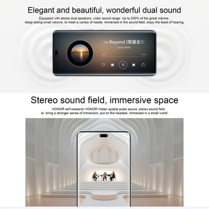 Honor 200 Pro, 16GB+512GB, Screen Fingerprint Identification, 6.78 inch MagicOS 8.0 Snapdragon 8s Gen 3 Octa Core, Network: 5G, NFC, OTG(Black) - Honor by Huawei | Online Shopping UK | buy2fix