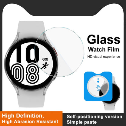 For Samsung Galaxy Watch4 44mm IMAK Tempered Glass Watch Protective Film Self-contained Positioning Version - Screen Protector by imak | Online Shopping UK | buy2fix