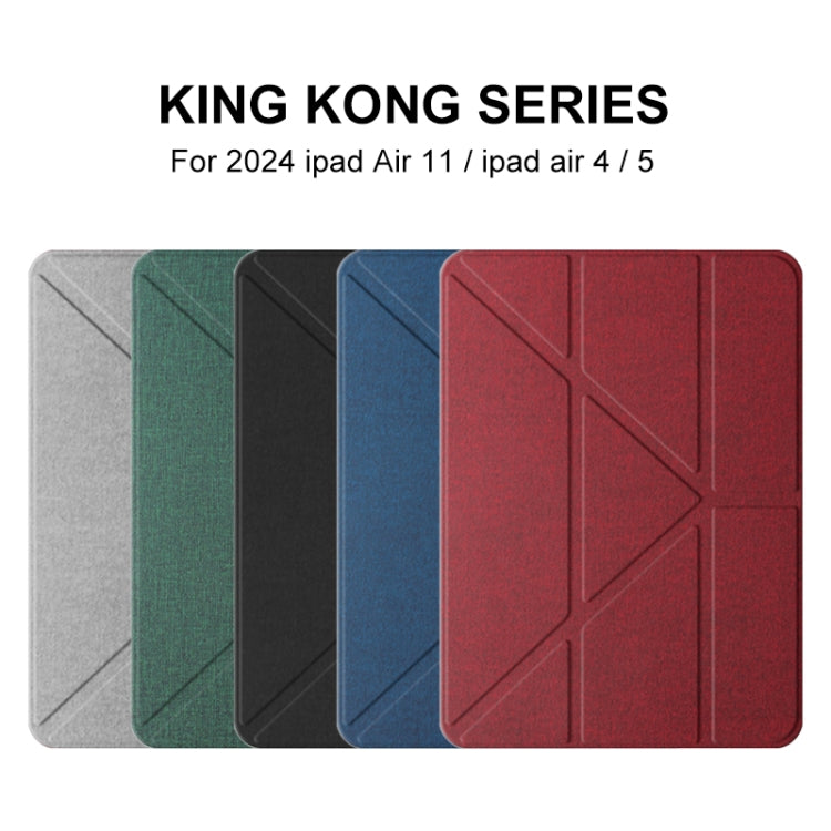 For iPad Air 11 2024 / Air 2022 10.9 Mutural Multi-fold Smart Leather Tablet Case(Red) - iPad Air 11 2024 Cases by Mutural | Online Shopping UK | buy2fix