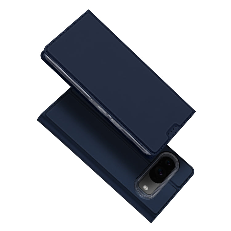 For Google Pixel 9 / 9 Pro DUX DUCIS Skin Pro Series Horizontal Flip Phone Leather Case(Blue) - Google Cases by DUX DUCIS | Online Shopping UK | buy2fix