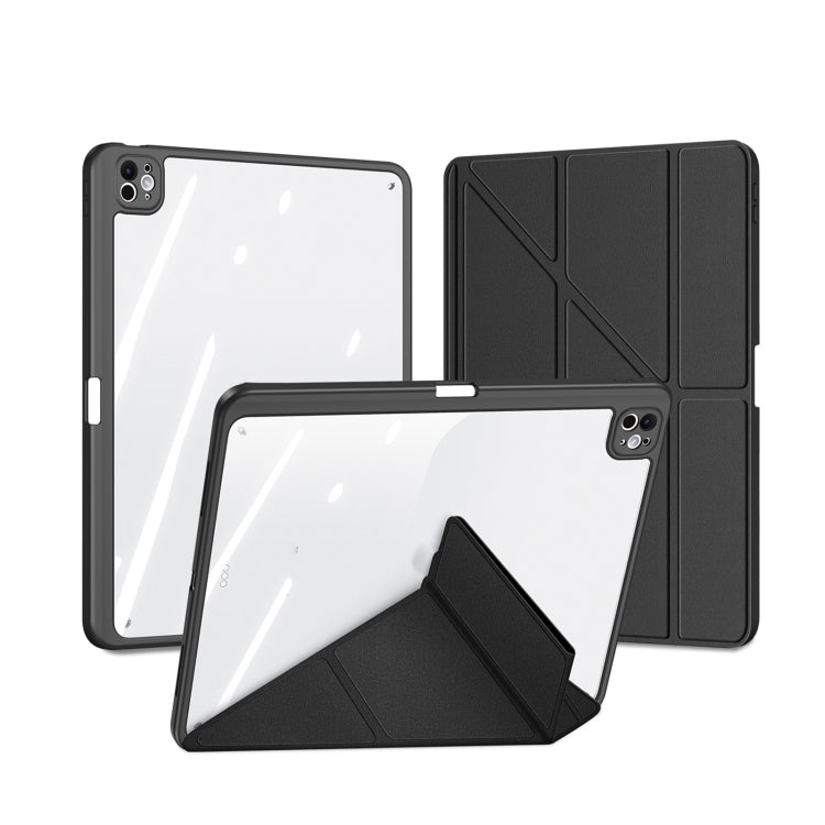 For iPad Pro 11 2024 DUX DUCIS Magi Series Smart Leather Tablet Case(Black) - iPad Pro 11 2024 Cases by DUX DUCIS | Online Shopping UK | buy2fix