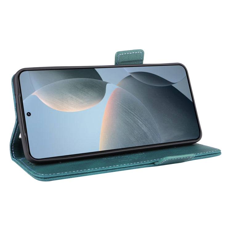 For Redmi K70 / K70 Pro Magnetic Clasp Leather Phone Case(Green) - Xiaomi Cases by buy2fix | Online Shopping UK | buy2fix