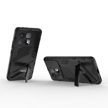 For Redmi K70 Ultra Global Punk Armor 2 in 1 PC + TPU Phone Case with Holder(Black) - Xiaomi Cases by buy2fix | Online Shopping UK | buy2fix