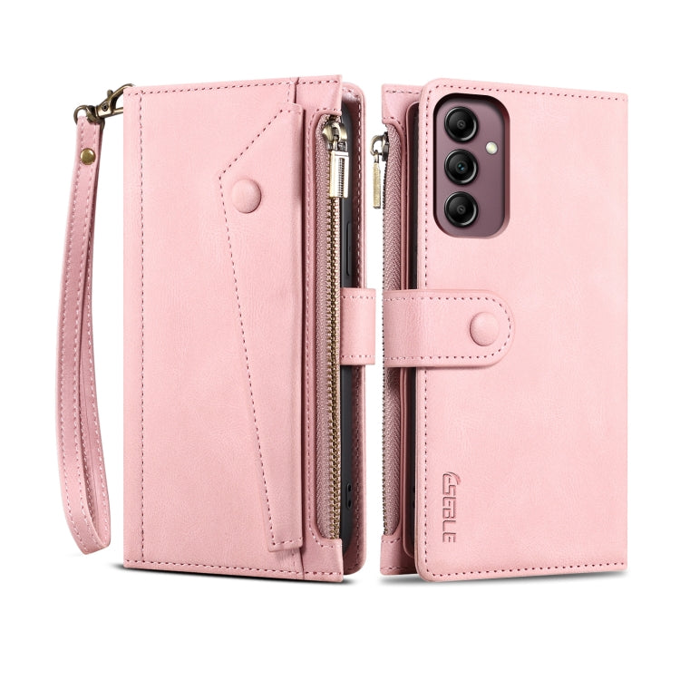 For Samsung Galaxy S25+ 5G ESEBLE Retro Frosted RFID Flip Leather Phone Case(Rose Gold) - Galaxy S25+ 5G Cases by ESEBLE | Online Shopping UK | buy2fix