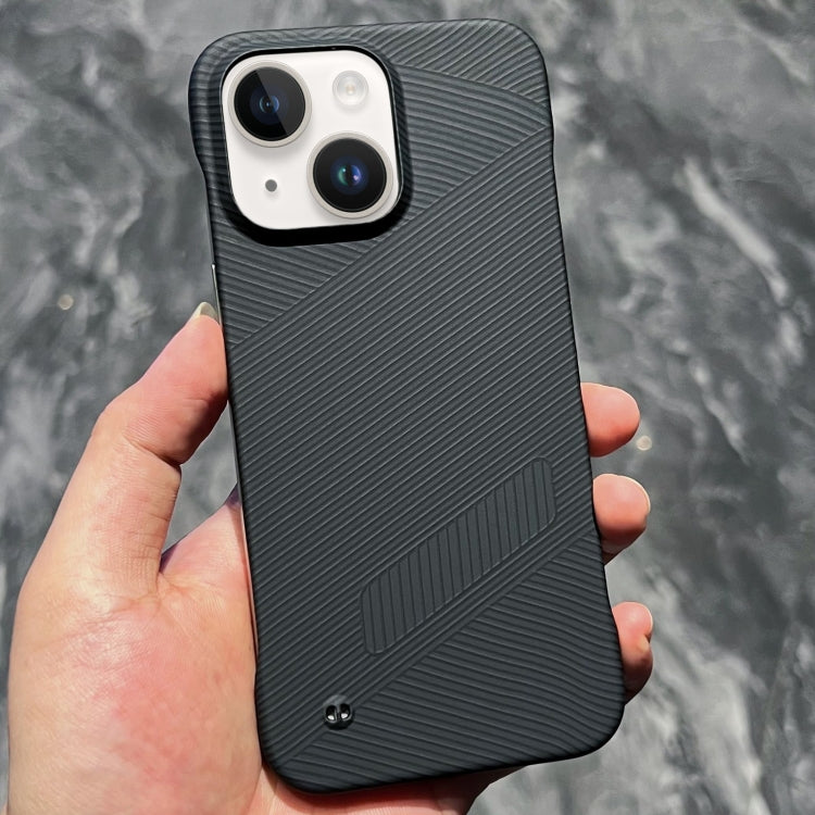 For iPhone 14 Carbon Fiber Frameless Cooling Phone Case(Black) - iPhone 14 Cases by buy2fix | Online Shopping UK | buy2fix