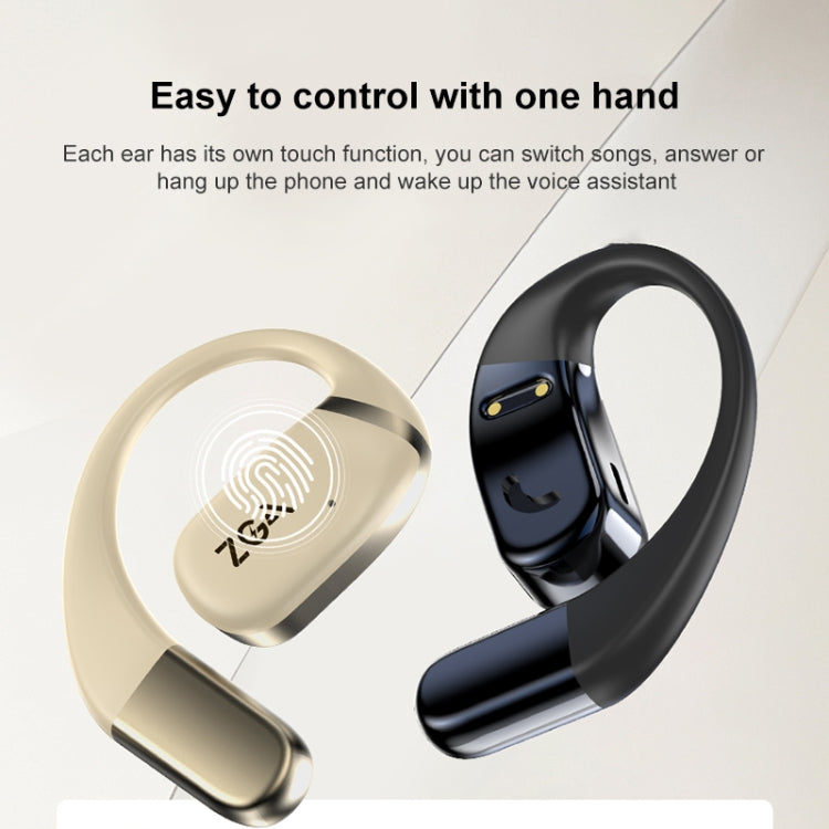 ZGA GS18 Blade AI Wireless Bluetooth Earphone(Black) - Bluetooth Earphone by ZGA | Online Shopping UK | buy2fix