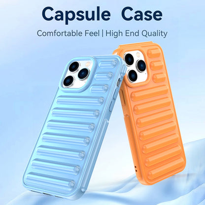 For iPhone 16 Plus Capsule Series Candy Color TPU Phone Case(Transparent) - iPhone 16 Plus Cases by buy2fix | Online Shopping UK | buy2fix